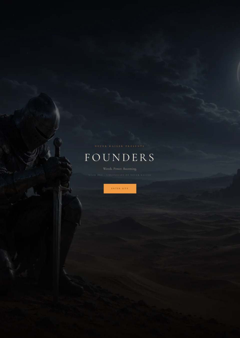Author Website, built for Nana Boachie